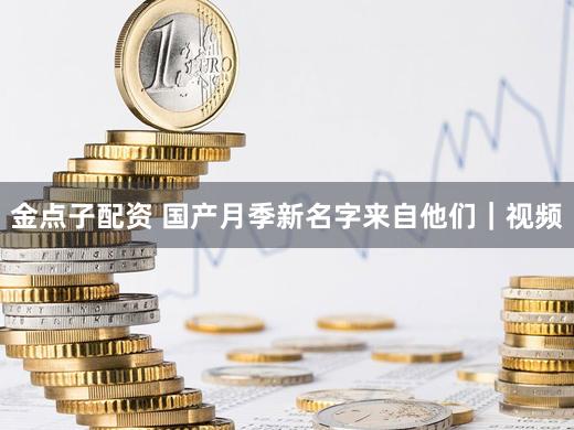 金点子配资 国产月季新名字来自他们｜视频