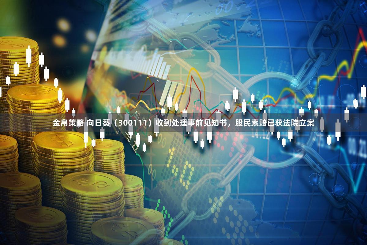 金帛策略 向日葵（300111）收到处理事前见知书，股民索赔已获法院立案