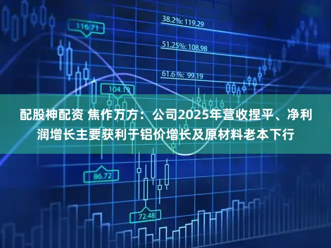 配股神配资 焦作万方：公司2025年营收捏平、净利润增长主要获利于铝价增长及原材料老本下行