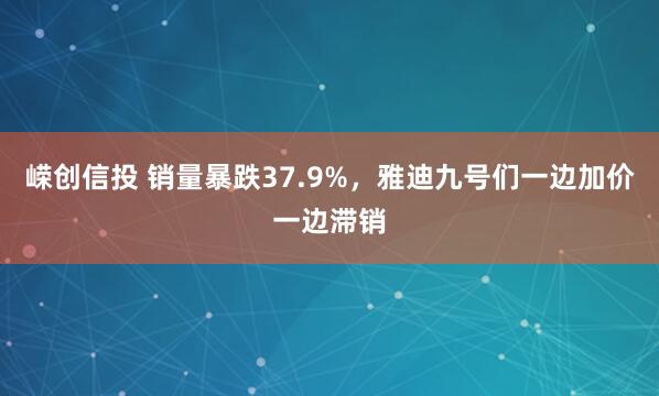 嵘创信投 销量暴跌37.9%，雅迪九号们一边加价一边滞销